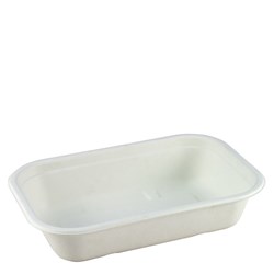 Container Rectangular Natural Fibre 850ml