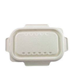 Natural Fibre Rectangle Container Lid Laminated
