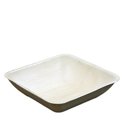 Bowl Dip Square Palm Leaf 200mm