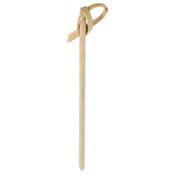 Skewer Wood Knotted 80mm