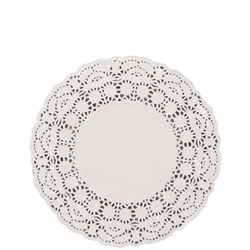 Doyley Paper Lace Round White 7.5 Inch