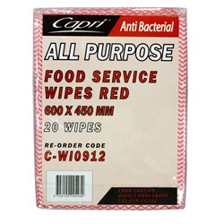 Wipes All Purpose Red 20 pack