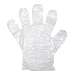 Gloves Ldpe Bulk Clear 