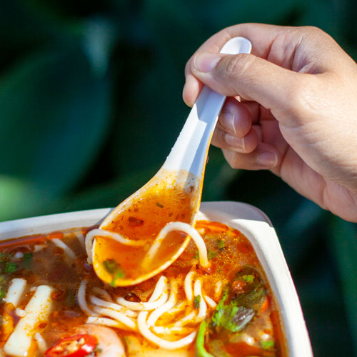 Natural Fibre Soup Spoon